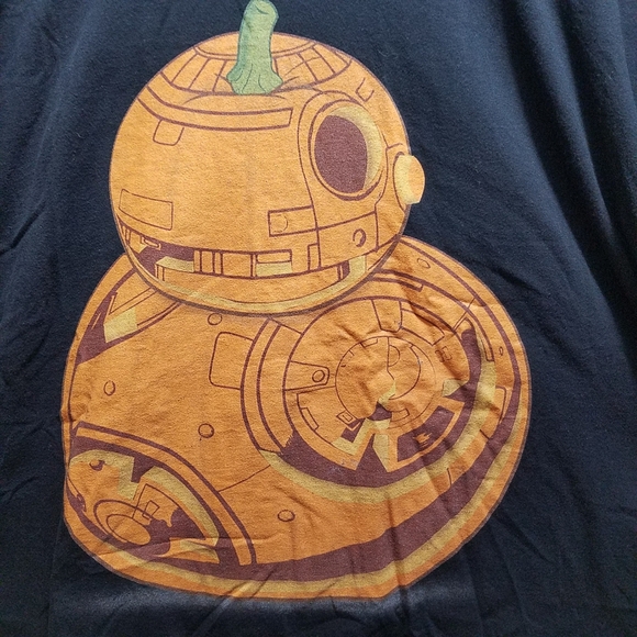 Star Wars Other - Star Wars BB-8 Pumpkin Halloween Black Shirt Men's 2XL Disney